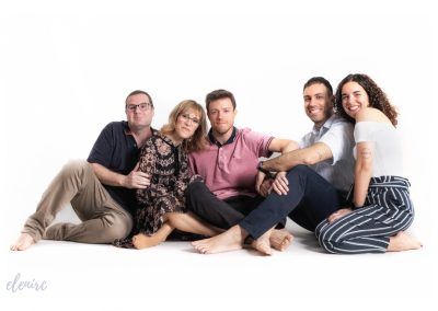 Regalo de cumpleaños sesion de fotos de familia para celebrar el 60 aniversario