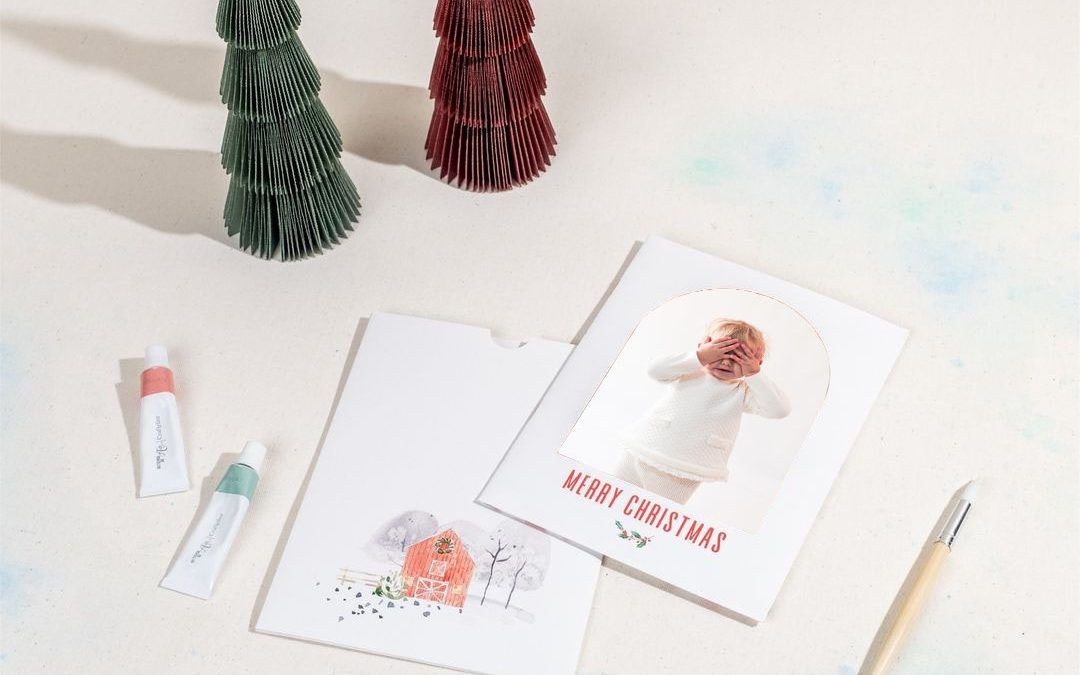 Tarjeta de Navidad Window bag