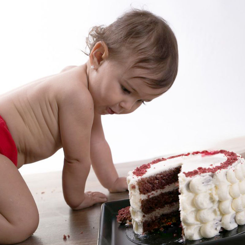 Sesión de fotos cake smash para el primer cumple del bebé elenirc fotografia
