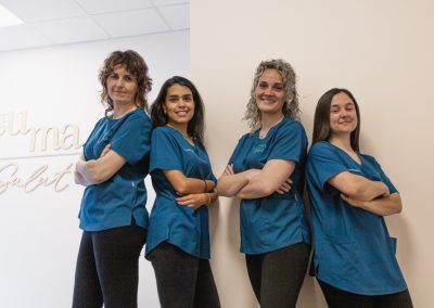 fotografía del equipo de suma salut fisioterapia en Mollet del valles por elenircfotografia