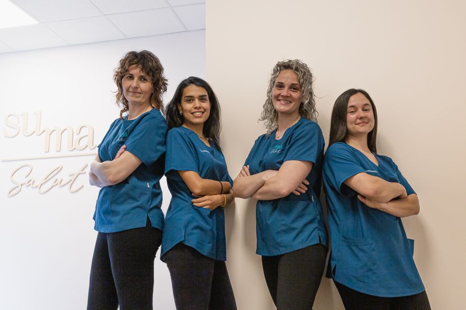 fotografía del equipo de suma salut fisioterapia en Mollet del valles por elenircfotografia