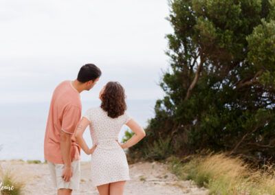 Ubuntu reportaje de pareja en Cala Montgó elenircfotografia