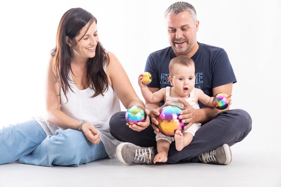 fotografia de bebé con 9 meses para sesiones de seguimiento por elenircfotografia