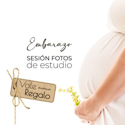 Vale regalo sesión de fotos de embarazo en estudio en Mollet del Vallès por Elenirc Fotografia