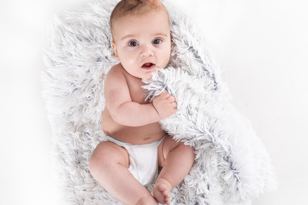 brais bebe 4 meses