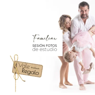 Vale regalo sesión de fotos familiar en estudio en Mollet del Vallès por Elenirc Fotografia
