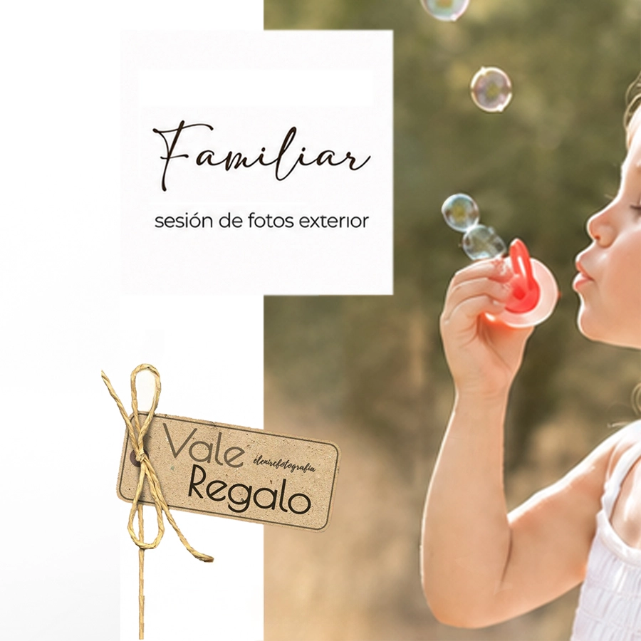 Vale regalo sesión de fotos familiar en exterior en Barcelona, Mollet del Vallès y el Vallès por Elenirc Fotografia